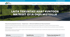 Desktop Screenshot of matriset.fi