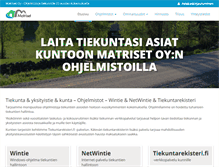 Tablet Screenshot of matriset.fi